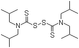 structure of CAS# 3064-73-1, Diisobutylthiuram disulfide