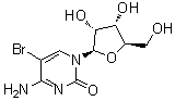 structure of CAS# 3066-86-2, 5-溴胞苷