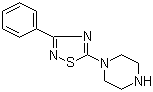 structure of CAS# 306935-14-8, 3-苯基-5-哌嗪基-1,2,4-噻二唑