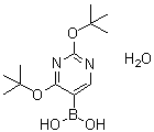 CAS 登录号：306935-93-3, [2,4-二(叔丁氧基)-5-嘧啶基]硼酸一水合物