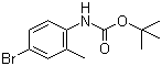 structure of CAS# 306937-14-4, N-(4-溴-2-甲基苯基)氨基甲酸叔丁酯