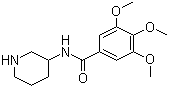 CAS # 30751-05-4 (99777-81-8), Troxipide, 3,4,5-Trimethoxy-N-(3-piperidyl)benzamide