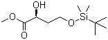 CAS 登录号：307532-01-0, (S)-(-)-4-(叔丁基二甲基硅氧基)-2-羟基丁酸甲酯