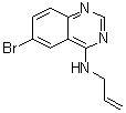 structure of CAS# 307538-42-7, 6-溴-N-2-丙烯-1-基-4-喹唑啉胺