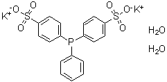 structure of CAS# 308103-66-4, 二(对磺酸基苯基)苯基膦二钾盐二水合物
