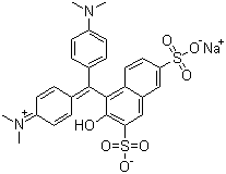 structure of CAS# 3087-16-9, Acid Green 50