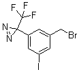 structure of CAS# 309250-32-6, 3-[3-(溴甲基)-5-碘苯基]-3-(三氟甲基)-3H-双吖丙啶