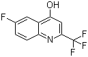 structure of CAS# 31009-34-4, 6-Fluoro-2-(trifluoromethyl)quinolin-4-ol