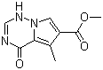 structure of CAS# 310431-29-9, 5-甲基-4-氧代-1,4-二氢吡咯并[2,1-f][1,2,4]三嗪-6-甲酸甲酯