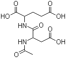 structure of CAS# 3106-85-2, N-乙酰基-L-天冬氨酰-L-谷氨酸