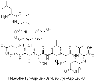 CAS 登录号：310879-84-6, L-亮氨酰-L-异亮氨酰-L-酪氨酰-L-alpha-天冬氨酰-L-丝氨酰-L-丝氨酰-L-亮氨酰-L-半胱氨酰-L-alpha-天冬氨酰-L-亮氨酸