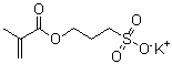 structure of CAS# 31098-21-2, Potassium 3-sulfopropyl methacrylate