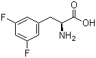 structure of CAS# 31105-91-6, L-3,5-二氟苯丙氨酸