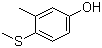 structure of CAS# 3120-74-9, 3-甲基-4-甲硫基苯酚