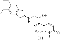 structure of CAS# 312753-06-3, 茚达特罗