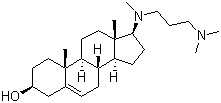 CAS # 313-05-3, Azacosterol, 17beta-([(3-Dimethylamino)propyl]methylamino)androst-5-en-3beta-ol