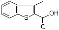 structure of CAS# 3133-78-6, 3-甲基苯并噻吩-2-甲酸