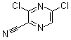 structure of CAS# 313339-92-3, 3,5-Dichloropyrazinecarbonitrile