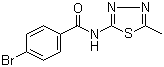 CAS # 313531-82-7, 4-Bromo-N-(5-methyl-1,3,4-thiadiazol-2-yl)benzamide