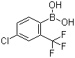 structure of CAS# 313545-41-4, 4-氯-2-三氟甲基苯硼酸