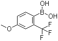 structure of CAS# 313546-16-6, 4-甲氧基-2-(三氟甲基)苯硼酸