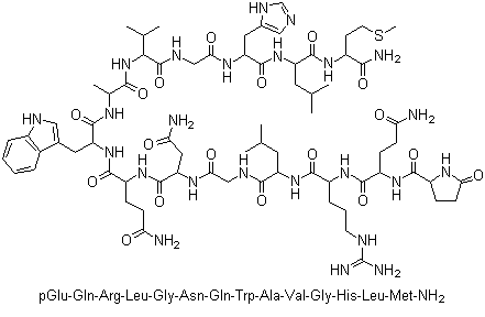 structure of CAS# 31362-50-2, Bombesin
