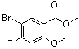 structure of CAS# 314298-22-1, 5-溴-4-氟-2-甲氧基苯甲酸甲酯