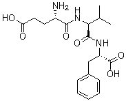 CAS 登录号：31461-61-7, L-alpha-谷氨酰-L-缬氨酰-L-苯丙氨酸