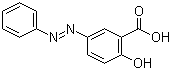 structure of CAS# 3147-53-3, 5-(苯基偶氮)水杨酸