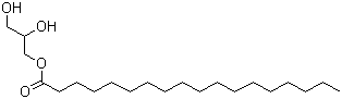 structure of CAS# 31566-31-1, Glyceryl monostearate