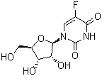 structure of CAS# 316-46-1, 5-氟尿嘧啶核苷