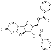 CAS 登录号：31615-96-0, (2S,3S,3aR,9aS)-3-(苯甲酰氧基)-2-[(苯甲酰氧基)甲基]-2,3,3a,9a-四氢-6H-呋喃并[2',3':4,5]恶唑并[3,2-a]嘧啶-6-酮