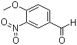 structure of CAS# 31680-08-7, 4-甲氧基-3-硝基苯甲醛