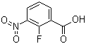 structure of CAS# 317-46-4, 2-氟-3-硝基苯甲酸