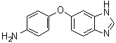 structure of CAS# 317830-22-1, 5-(4-Aminophenoxy)benzimidazole