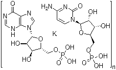 structure of CAS# 31852-29-6, 聚 5'-肌苷酸和聚 5'-胞苷酸钾盐