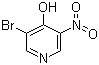 structure of CAS# 31872-65-8, 3-溴-5-硝基吡啶-4-醇