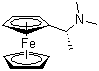 structure of CAS# 31886-58-5, [(1R)-1-(Dimethylamino)ethyl]ferrocene