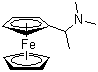 structure of CAS# 31904-34-4, [1-(Dimethylamino)ethyl]ferrocene