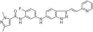 structure of CAS# 319460-94-1, AG 13958