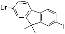 structure of CAS# 319906-45-1, 2-Bromo-7-iodo-9,9-dimethylfluorene