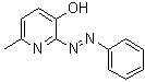 structure of CAS# 31993-01-8, 6-甲基-2-(2-苯基偶氮)-3-吡啶醇