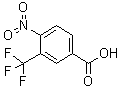 structure of CAS# 320-38-7, 4-硝基-3-(三氟甲基)苯甲酸