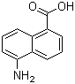 structure of CAS# 32018-88-5, 5-氨基萘-1-甲酸