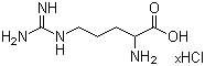 structure of CAS# 32042-43-6, DL-精氨酸盐酸盐