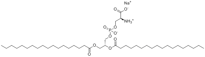 structure of CAS# 321595-13-5, Sodium (2S,8R)-2-azaniumyl-8-(octadecanoyloxy)-5-oxido-5,11-dioxo-4,6,10-trioxa-5lambda~5~-phosphaoctacosan-1-oate