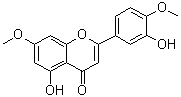 structure of CAS# 32174-62-2, 5,3'-二羟基-7,4'-二甲氧基黄酮
