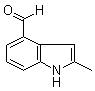 structure of CAS# 321922-05-8, 2-甲基-1H-吲哚-4-甲醛