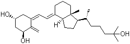CAS # 32222-06-3, Calcitriol, 1alpha,25-Dihydroxycholecalciferol, (5Z,7E)-(1S,3R)-9,10-Secocholesta-5,7,10(19)-triene-1,3,25-triol
