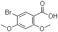 structure of CAS# 32246-20-1, 5-溴-2,4-二甲氧基苯甲酸